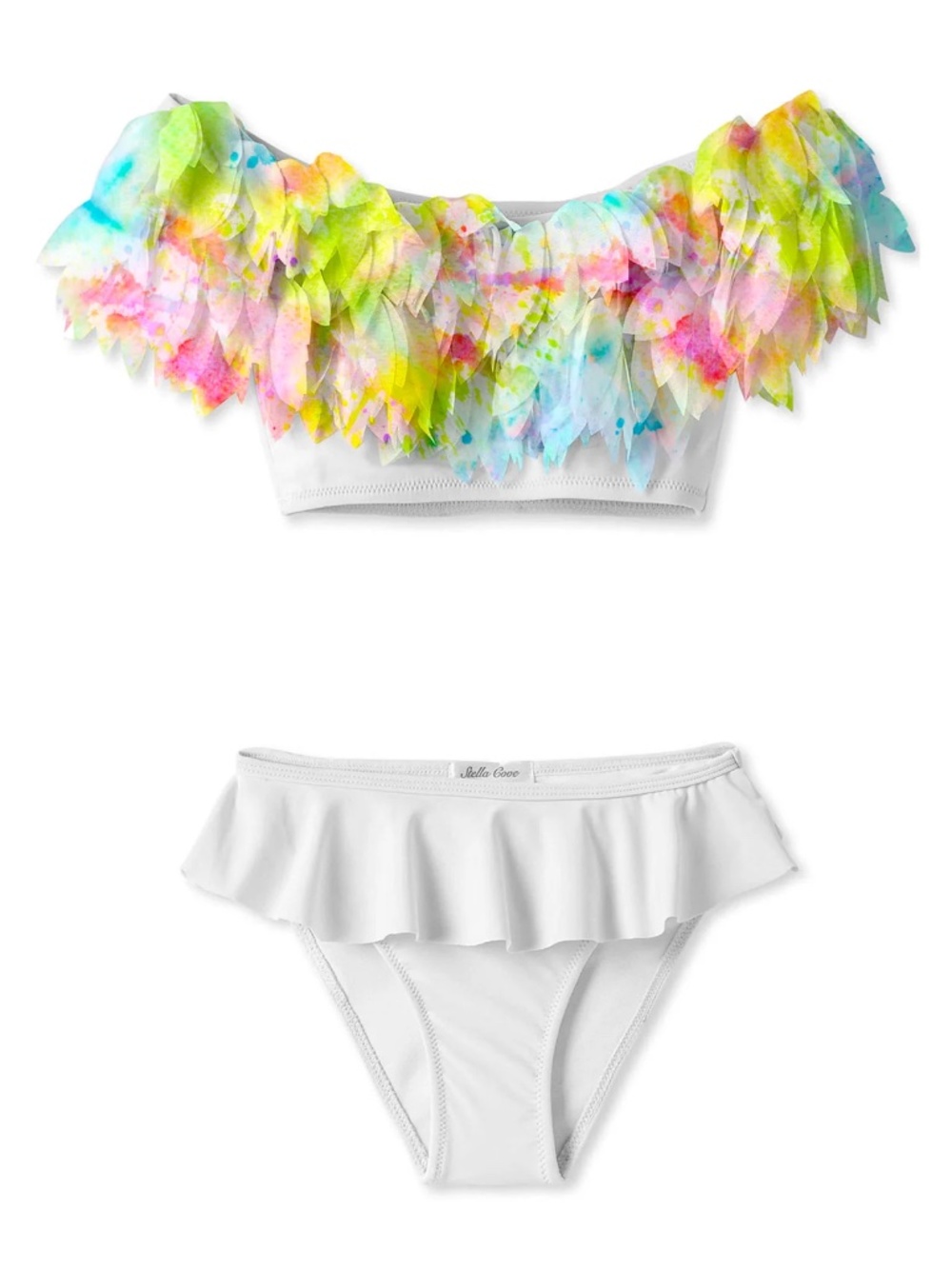 STELLA COVE Rainbow Petal Bikini - size 14 - 🌟